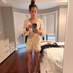 Maje nude romper
